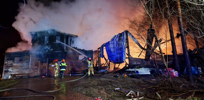 Tragiczny pożar na warszawskiej Białołęce. Zginęło 8 koni, dwie osoby ranne