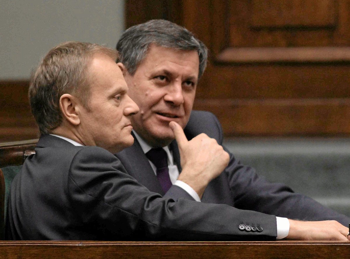 Donald Tusk i Janusz Piechociński