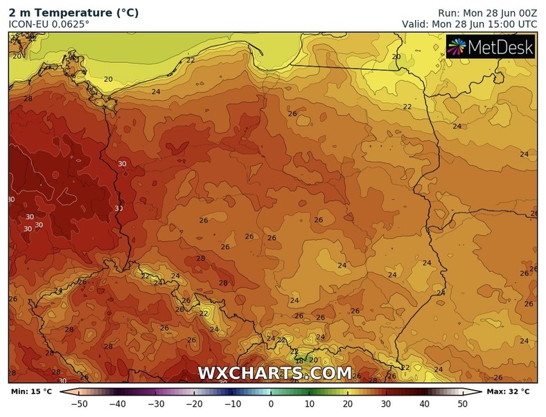 Na krańcach zachodnich znowu pojawi się upał