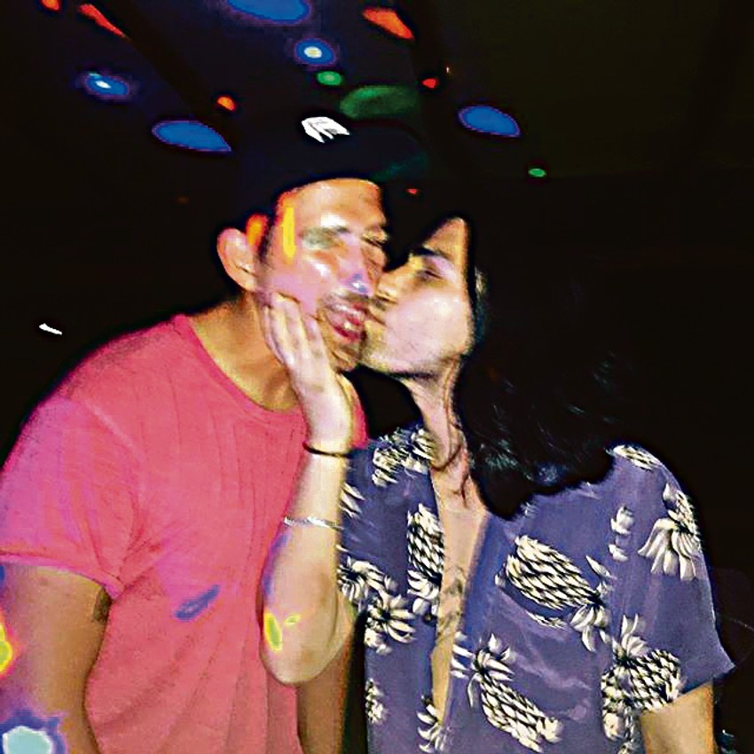 Aleksandar Karađorđević sa prijateljem Džastinom