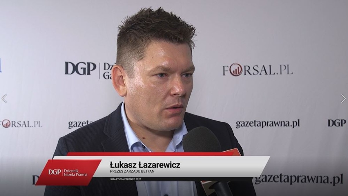 Łukasz Łazarewicz, prezes spółki Betfan