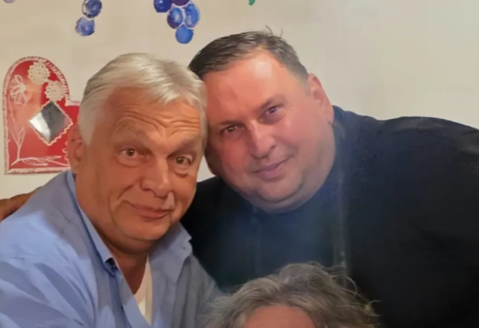 Taki Marinković grli Viktora Orbana, provode se u Guči