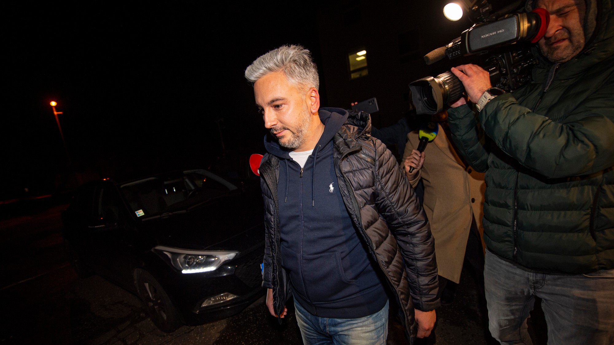 Predseda Košického samosprávneho kraja Rastislav Trnka odchádza z budovy Špecializovaného trestného súdu v Pezinku.