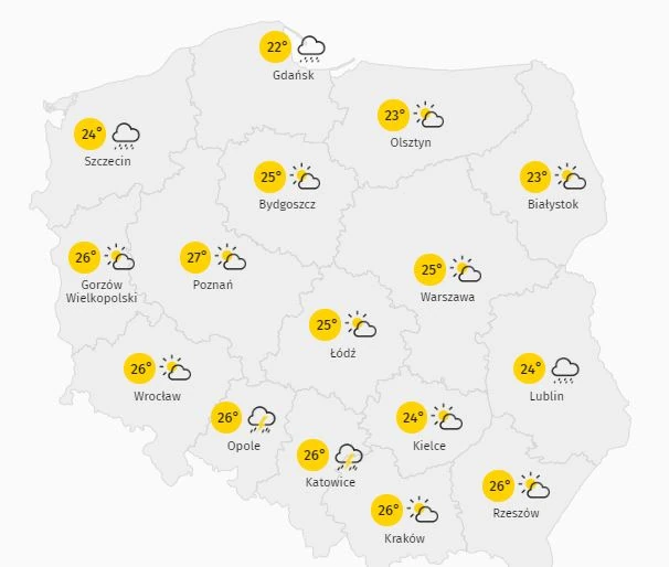 Jaka Pogoda Czeka Nas W Piatek Burze Na Poludniu Kraju Wiadomosci