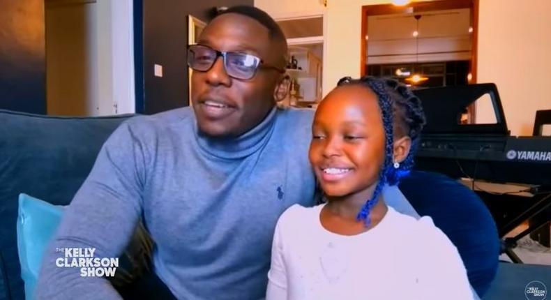 7-year-old Aiko Bett Cherono and her dad shine on Kelly Clarkson Show