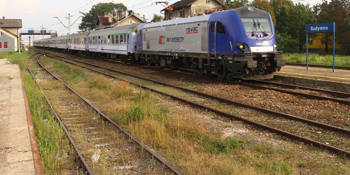 W Radymnie pociągi Intercity zatrzymują się...