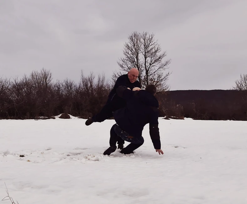 Dragan Marković Palma trenira na snegu