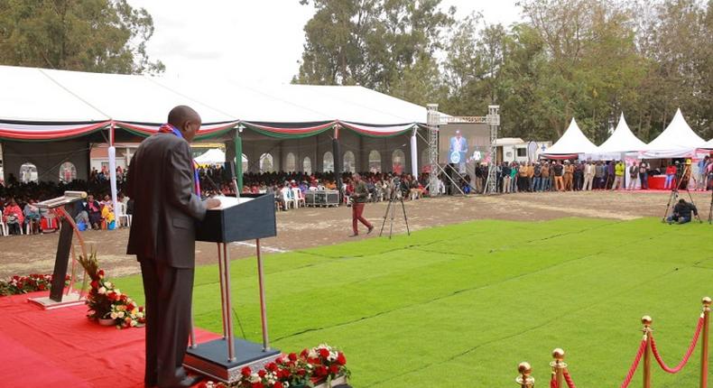 Kajiado Governor Joseph Ole Lenku shares room with 2 ministers in Loitoktok