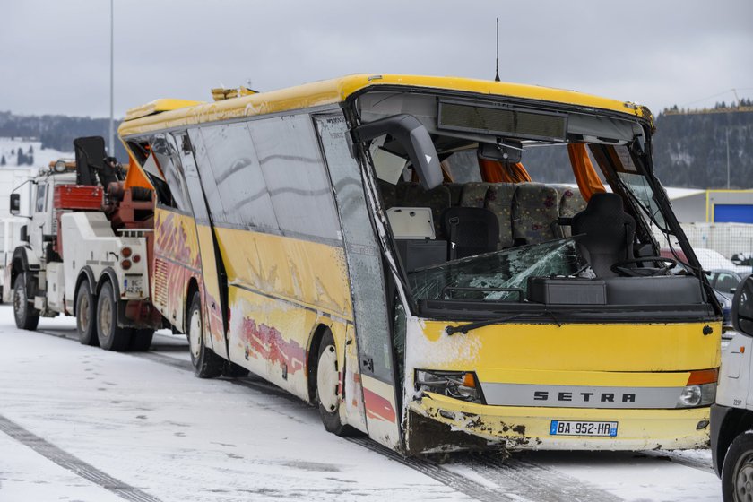 Wypadek szkolnego busa na wschodzie Francji