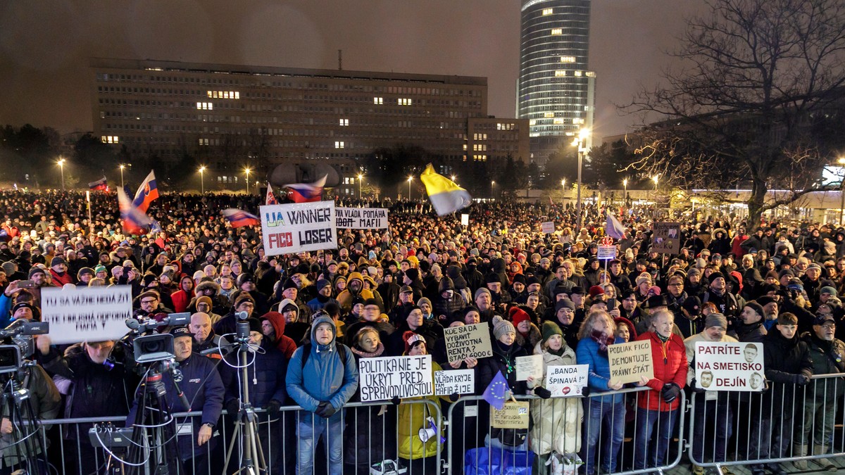 Protesti u Slovačkoj