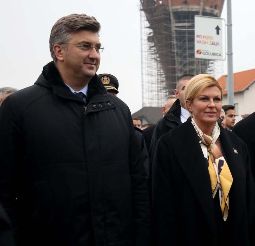 Andrija Plenković i Kolinda Grabar Kitarović
