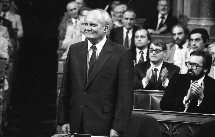 Göncz Árpád megúszta a kötelet, és 1990 után Magyarország köztársasági elnöke lett / Fortepan / Szalay Zoltán