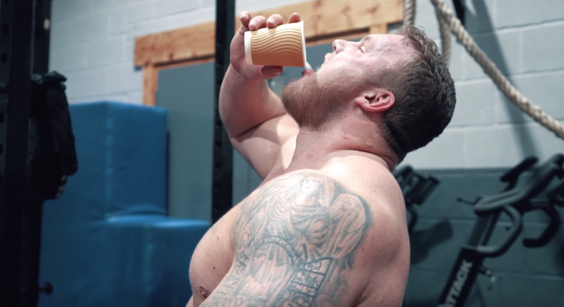 The Loser in This Strongman Challenge Drinks Sweat