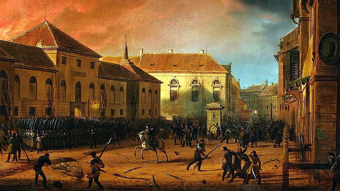 Marcin Zaleski, Cykl Listopadowy, Wzięcie Arsenału, 1830 - domena publiczna