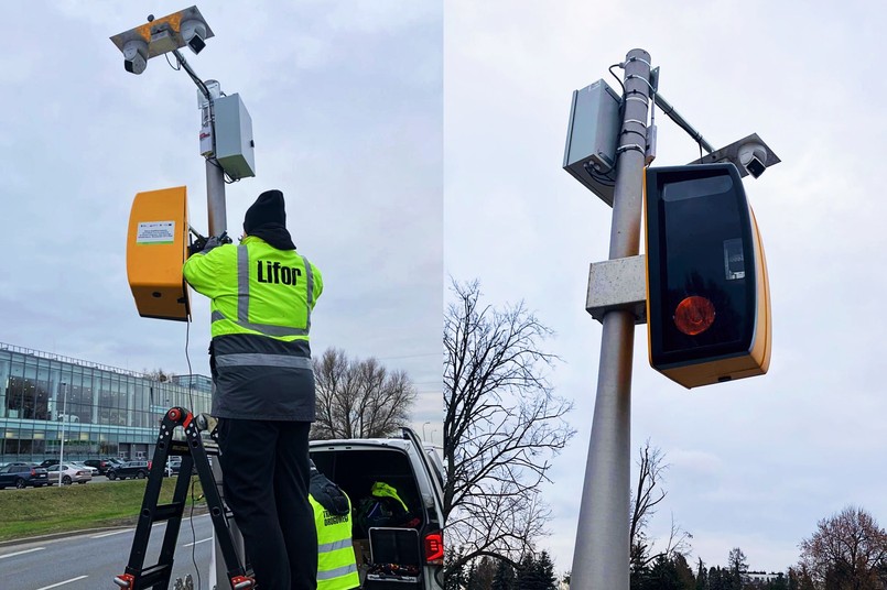 Fotoradar rekordzista na Al. Jerozolimskie w Warszawie