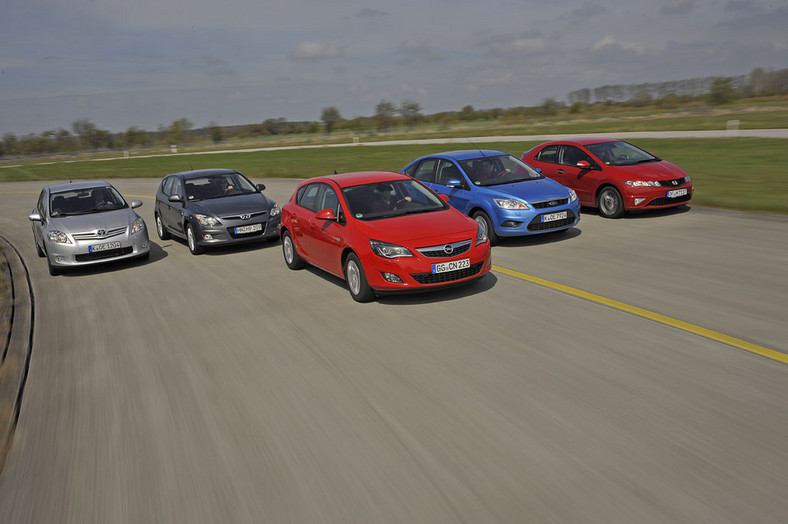 Rywale na medal - Ford Focus kontra Opel Astra, Toyota Auris, Honda Civic i Hyundai i30