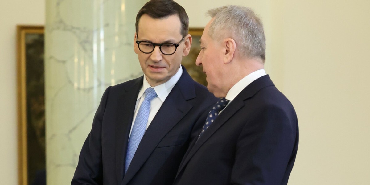 Henryk Kowalczyk i Mateusz Morawiecki