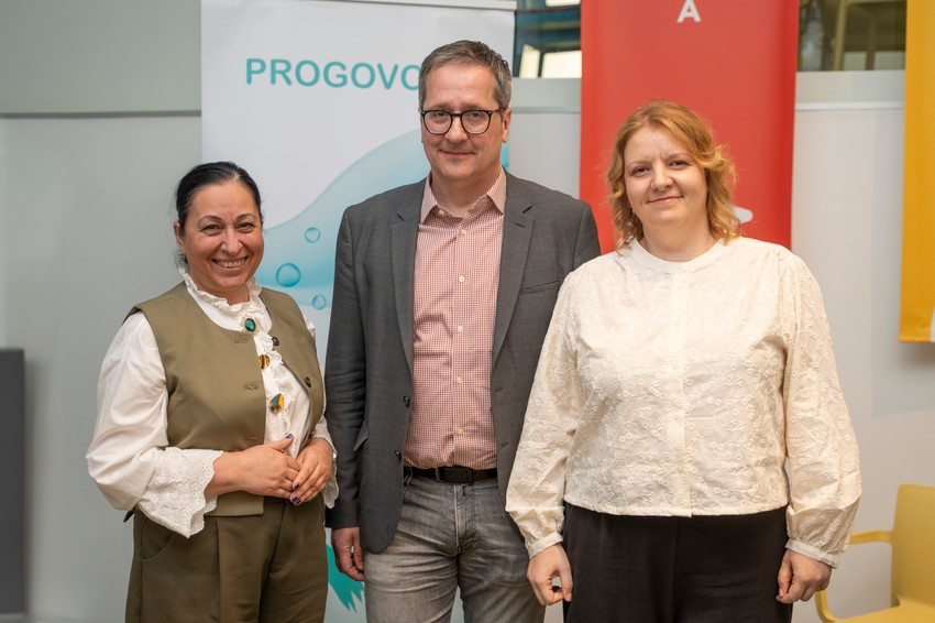 Na tribini o HPV infekciji govorili su Gorica Đokić iz Udruženja"Progovori", imunolog prof. dr Miloš Marković i pedijatar dr Jelena Mitrović