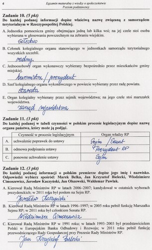 Matura z WOS - rozwiązania do zadań z poziomu podstawowego