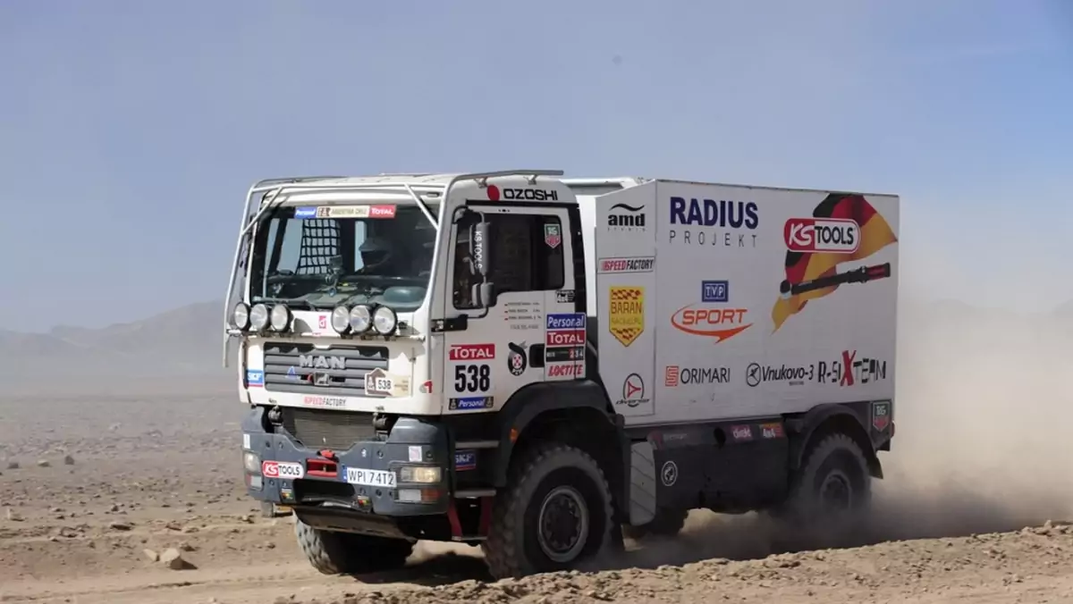 Rajd Dakar 2010 - Kłopoty załogi MAN-a