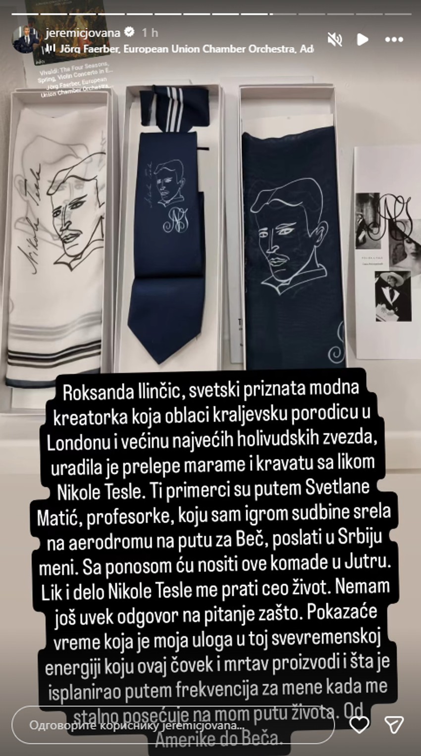 Jovana Jeremić o Nikoli Tesli