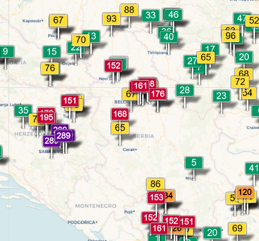 Sarajevo rekorder po zagagenosti