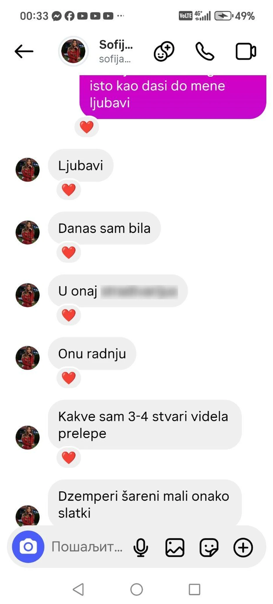 Poruke Sofije i Daneta