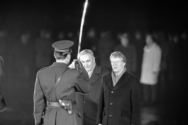 Edward Gierek i prezydent USA Jimmy Carter w Warszawie