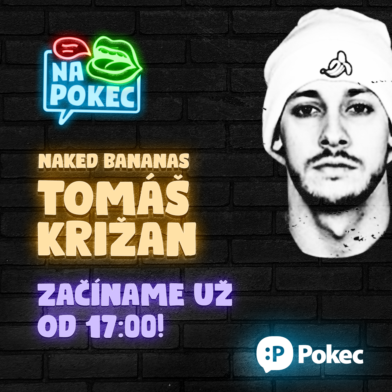 Tomáš Križan z Naked Bananas príde na Pokec vo štvrtok 20. októbra.