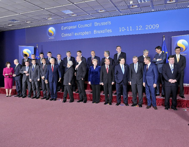 Uczestnicy szczytu UE w Brukseli