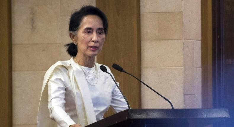 Aung San Suu Kyi has denied the ethnic cleansing of Myanmar's Muslim minority, speaking to the BBC after the UN rights council agreed to investigate allegations against the army