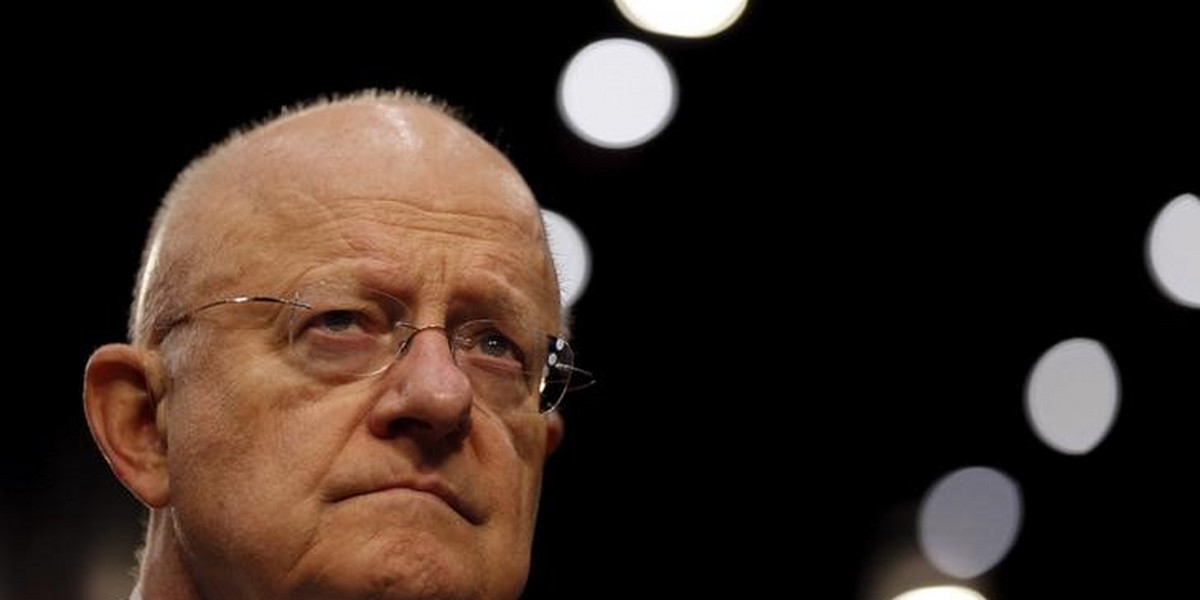 Director of National Intelligence James Clapper testifies before a Senate Intelligence Committee hearing on "Worldwide threats to America and our allies" on Capitol Hill in Washington.