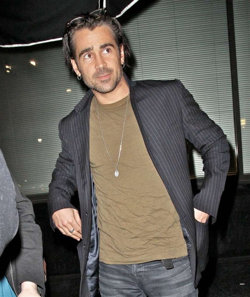 Colin Farrell w Krakowie. Czy on się nie boi?