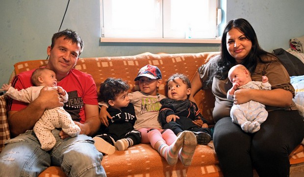 Nebojša sa porodicom