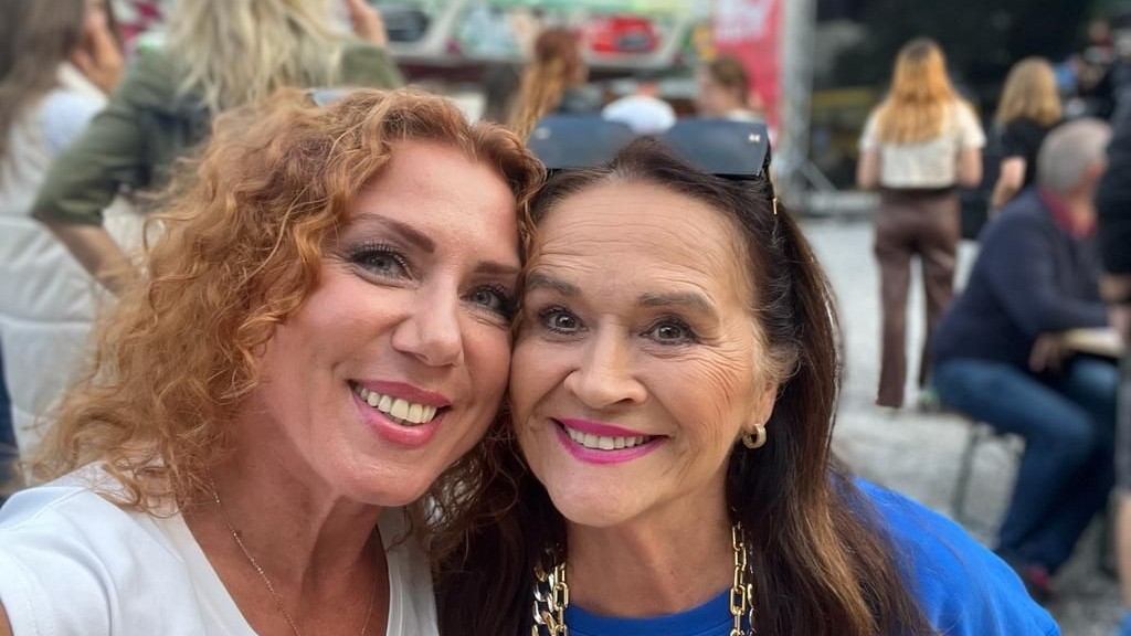 Herečky Gabika Dzuríková a Hana Gregorová.