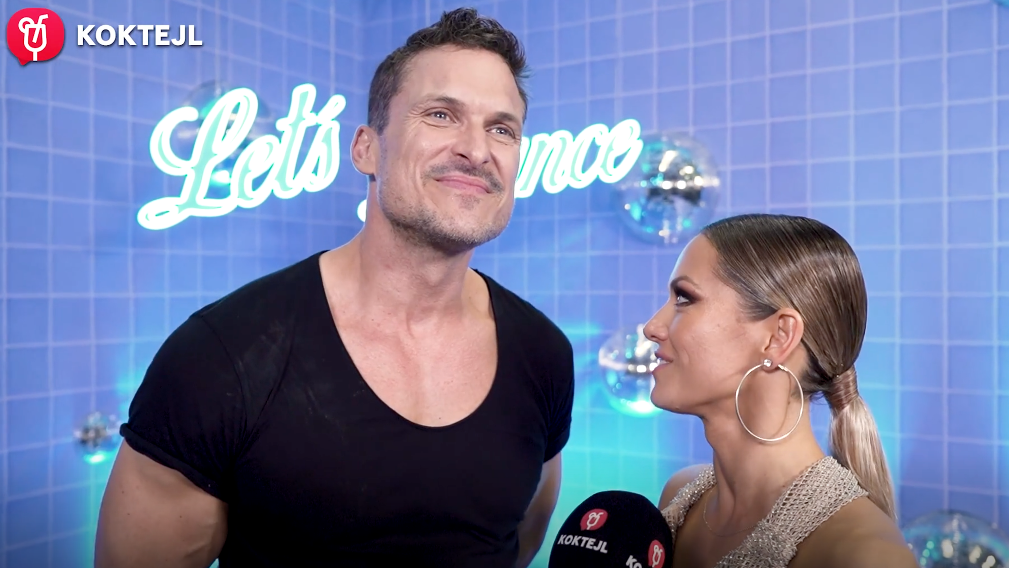 Herec Ján Koleník a tanečnica Dominika Rošková.