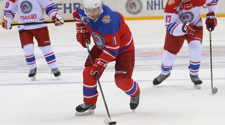Putyin kedvenc sportja a jégkorong /Fotó: Northfoto
