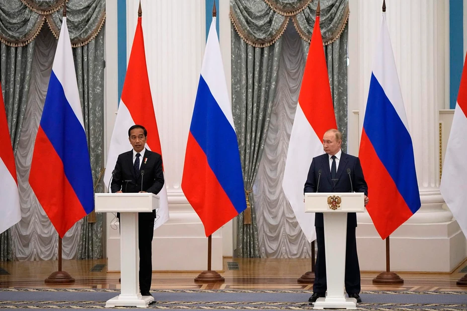 Joko Widodo Vladimir Putin