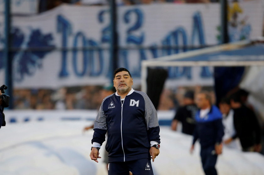 Maradona fiknął kozła podczas meczu