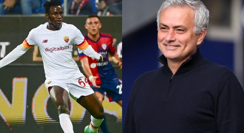 Felix Afena-Gyan: Mourinho impressed as Ghanaian youngster marks AS Roma debut in victory