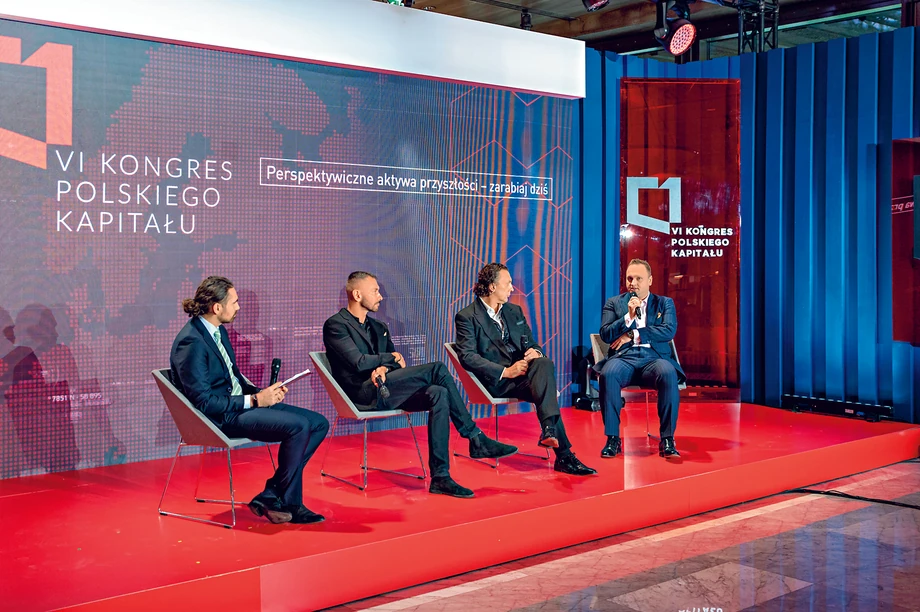 Jan Bolanowski („Forbes”, prowadzący rozmowę), Tomasz Czechowicz (MCI Capital), Mariusz Książek (Marvipol) i Michał Cebula (Heritage Real Estate) dyskutowali o inwestycjach