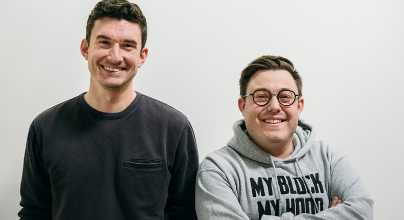 Cards Against Humanity co-creators Ben Hantoot (left) and Max Temkin (right)