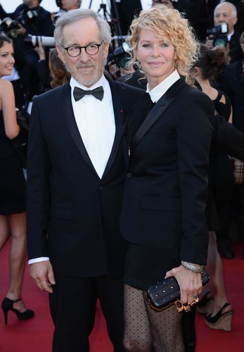 Steven Spielberg i Kate Capshaw na festiwalu w Cannes
