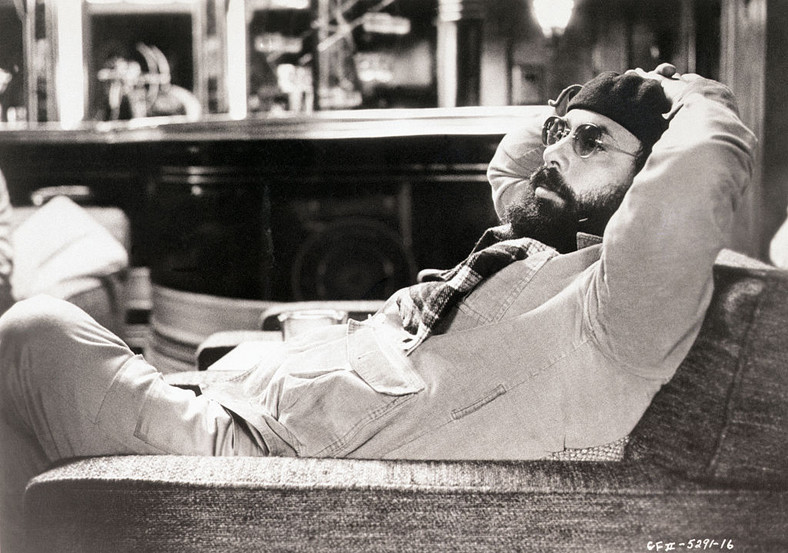 Francis Ford Coppola na planie "Ojca chrzestnego II"