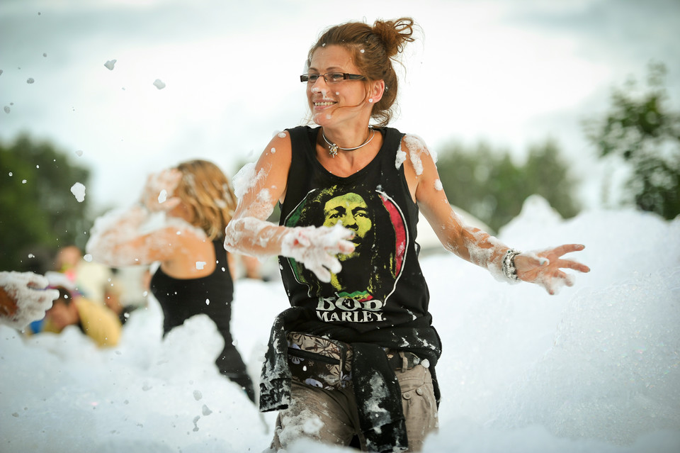 Publiczność drugiego dnia Ostróda Reggae Festival