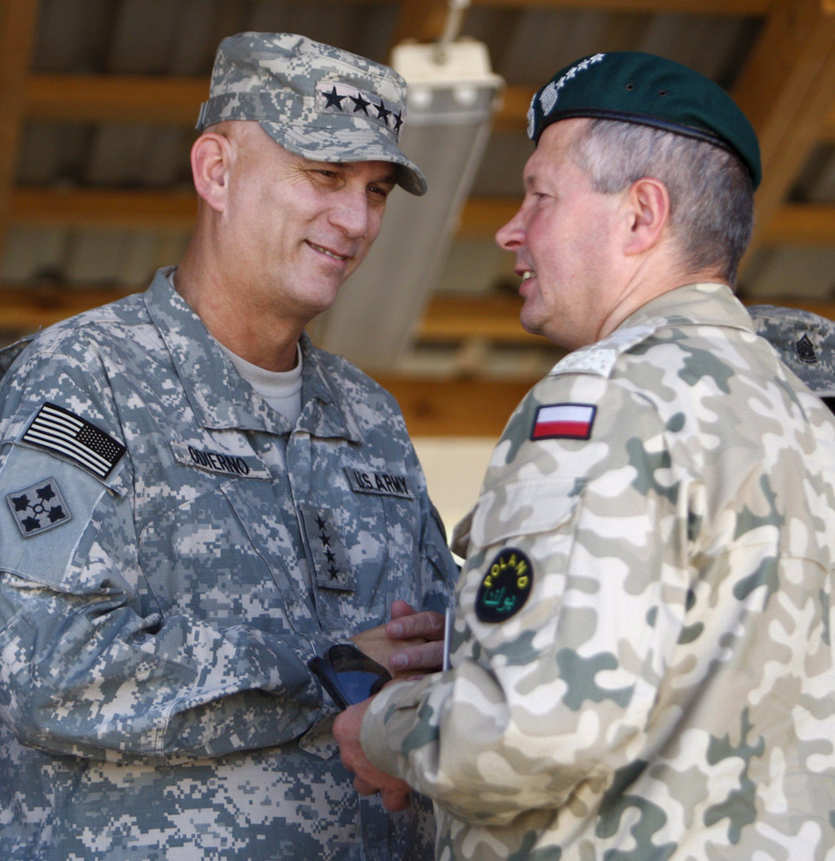 IRAK POLSKA ZAKOŃCZENIE MISJI CEREMONIA