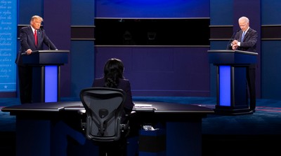 Ostatnią debatę Trump-Biden zdominował spór o epidemię, gospodarkę i klimat