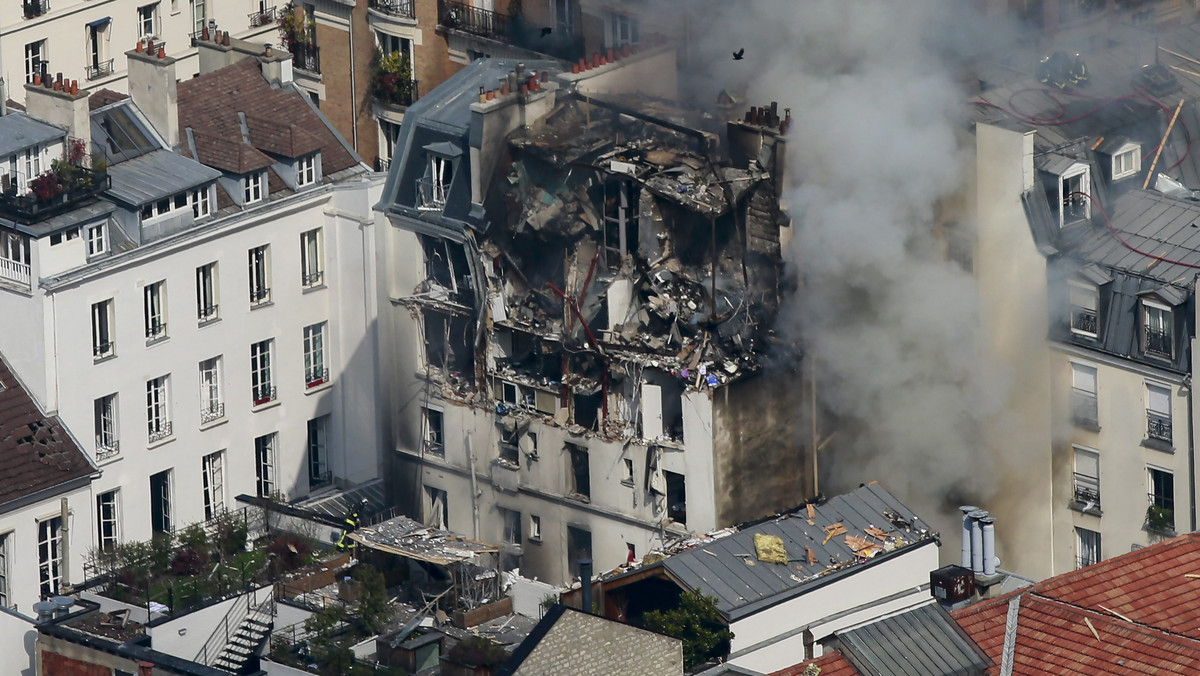 FRANCE PARIS GAS EXPLOSION (Gas explosion in a building in Paris)
