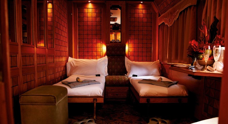 The Presidential Suite onboard the Eastern & Oriental Express.Courtesy of Belmond