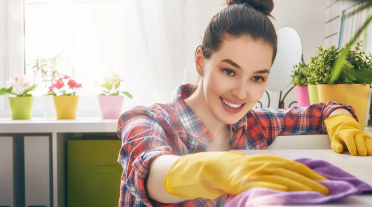 Elég ritkábban takarítani, ha néhány elvet betartunk, például: kevesebb porfogó tárgyat halmozunk fel és ügyelünk a jó levegőre is. / Fotó: Shutterstock